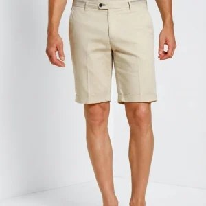 Torino City bermuda chino uomo in gabardina stretch regular fit