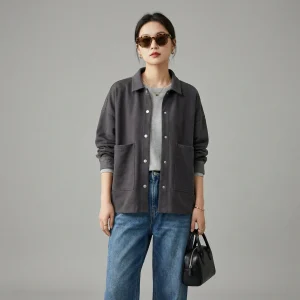Cardigan Ample Col Revers